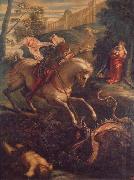 Jacopo Tintoretto St.George and the Dragon Norge oil painting reproduction